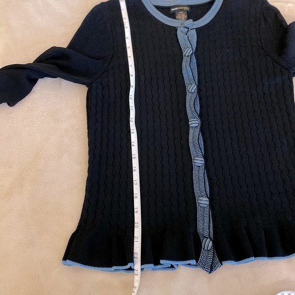 Grace Dane Lewis Button Down Sweater - Size M - Picture 11 of 12